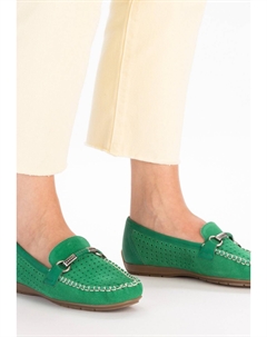 Мокасины, цвет grün Rieker