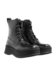 Сапоги pitched combat boot ck, черный Calvin klein