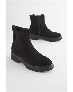 Ботильоны Forever Comfort Chelsea со шнуровкой по щиколотку, черный Next