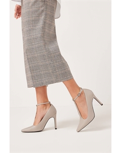 Туфли на танкетке Forever Comfort с Т-образным ремешком, коричневый Next