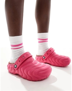 Классические сабо с подкладкой розового цвета Crocs