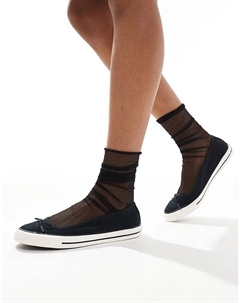 Балетки Chuck Taylor All Star черного цвета Converse