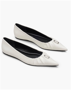 Балетки, белый Marc jacobs
