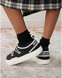 Туфли-мюли Moonboot унисекс Park черного цвета Moon boot