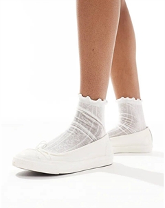 Балетки Chuck Taylor All Star белого цвета Converse