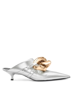 Мюли Chain, серебряный Jw anderson