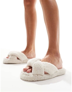 Туфли-мюли Zora Twist в кремовом цвете Asos design