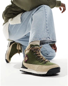 Водонепроницаемые походные ботинки Back-To-Berkeley IV оливкового цвета The north face