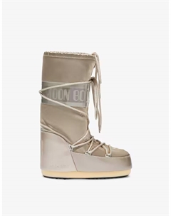 Ботинки женские Icon с блестками, золотой Moon boot