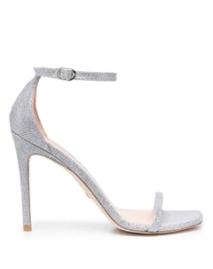Босоножки Nudistcurve 105, серебряный Stuart weitzman