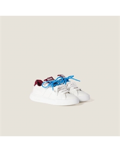 Кожаные кроссовки, мультиколор Miu miu