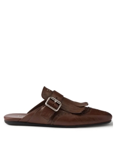 Туфли-мюли Shuffle, коричневый Prada