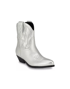 Ботильоны Ginette Western, серебристый металлик Guess
