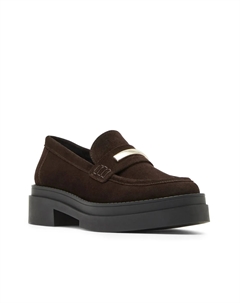 Туфли Rodrigo Platform Loafer, коричневая замша Steve madden