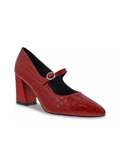 Туфли Vex Pump, красный принт «крокодил» Bellini