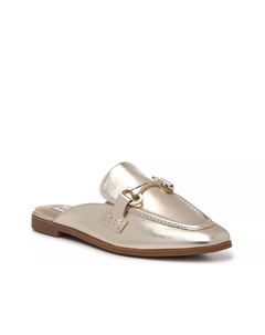Туфли Clapton Mule, кожа золотистого металлика Steve madden