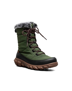 Ботинки Cedar Quilt Snow Boot - женские, темно-зеленые Bogs°