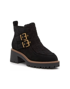 Ботинки Destonny Cozy Buckle Bootie, черные Vince camuto