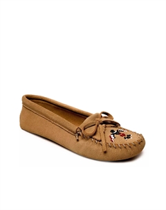 Мокасины Thunderbird Animikii Flat, бежевые Minnetonka