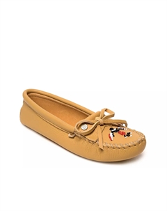 Мокасины Thunderbird Animikii Flat, бежевые Minnetonka