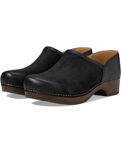 Сабо Brenna, цвет Black Burnished Suede Dansko