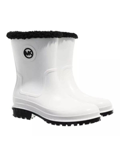 Ботинки montaigne pullon rainboot optic white/black, белый Michael michael kors
