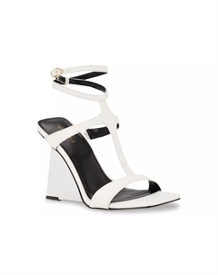 Сандалии Bacio на танкетке, белые Guess