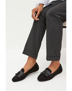 Мокасины с подошвой Forever Comfort и защитой кисточки, черный Next