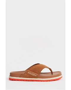 Светло-коричневые шлепанцы, коричневый White stuff