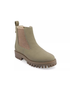 Ботинки Alara Chelsea из коллекции Journee, оливково-зеленый Journee collection