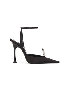 Туфли женские, цвет Nero & Crystal Saint laurent