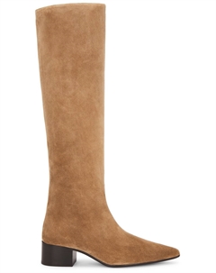 Сапоги Andee до колена, серо-коричневый Khaite