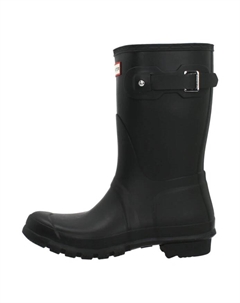 Короткие оригинальные резиновые сапоги., черный Hunter