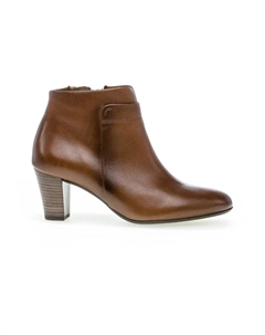 Сапоги до щиколотки из гладкой кожи, коричневый Gabor