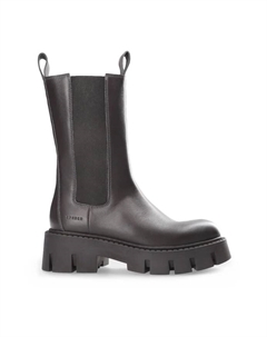 Кожаные высокие ботинки челси, серый Copenhagen studios