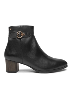Ботильоны на блочном каблуке Calafat W1Z-8588, черный Pikolinos