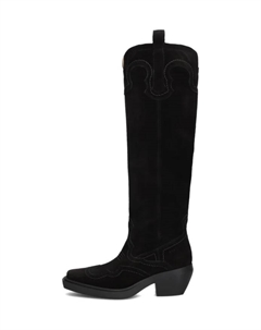 Замшевые ковбойские сапоги, черный Copenhagen studios