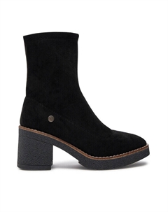 Ботильоны на блочном каблуке, черный Refresh