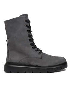 Ботильоны на плоской подошве, серый Ecco