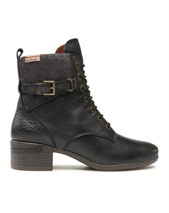 Ботильоны на блочном каблуке, черный Pikolinos