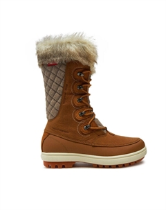 Женские ботинки зимние высокие на шнуровке, коричневый Helly hansen