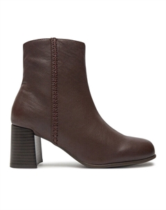 Ботильоны на блочном каблуке, коричневый Clarks