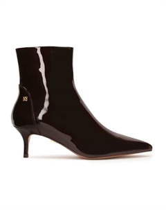 Лакированные сапоги-уточки, коричневый Kazar