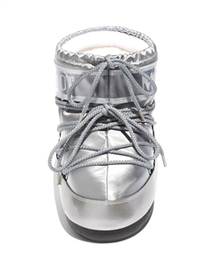 Зимние сапоги непромокаемые без шнуровки, серый Moon boot