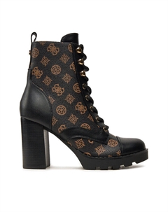 Ботильоны на блочном каблуке, черный Guess