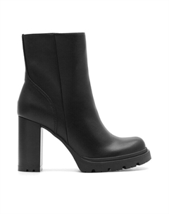 Ботильоны на блочном каблуке, черный Clara barson