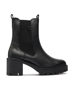 Ботильоны на блочном каблуке, черный Refresh