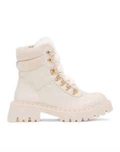 Ботильоны на блочном каблуке, экрю Deezee