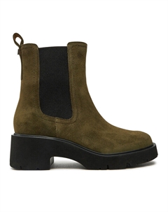 Ботильоны на плоской подошве, зеленый Camper