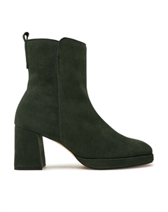Ботильоны на блочном каблуке, зеленый Gabor